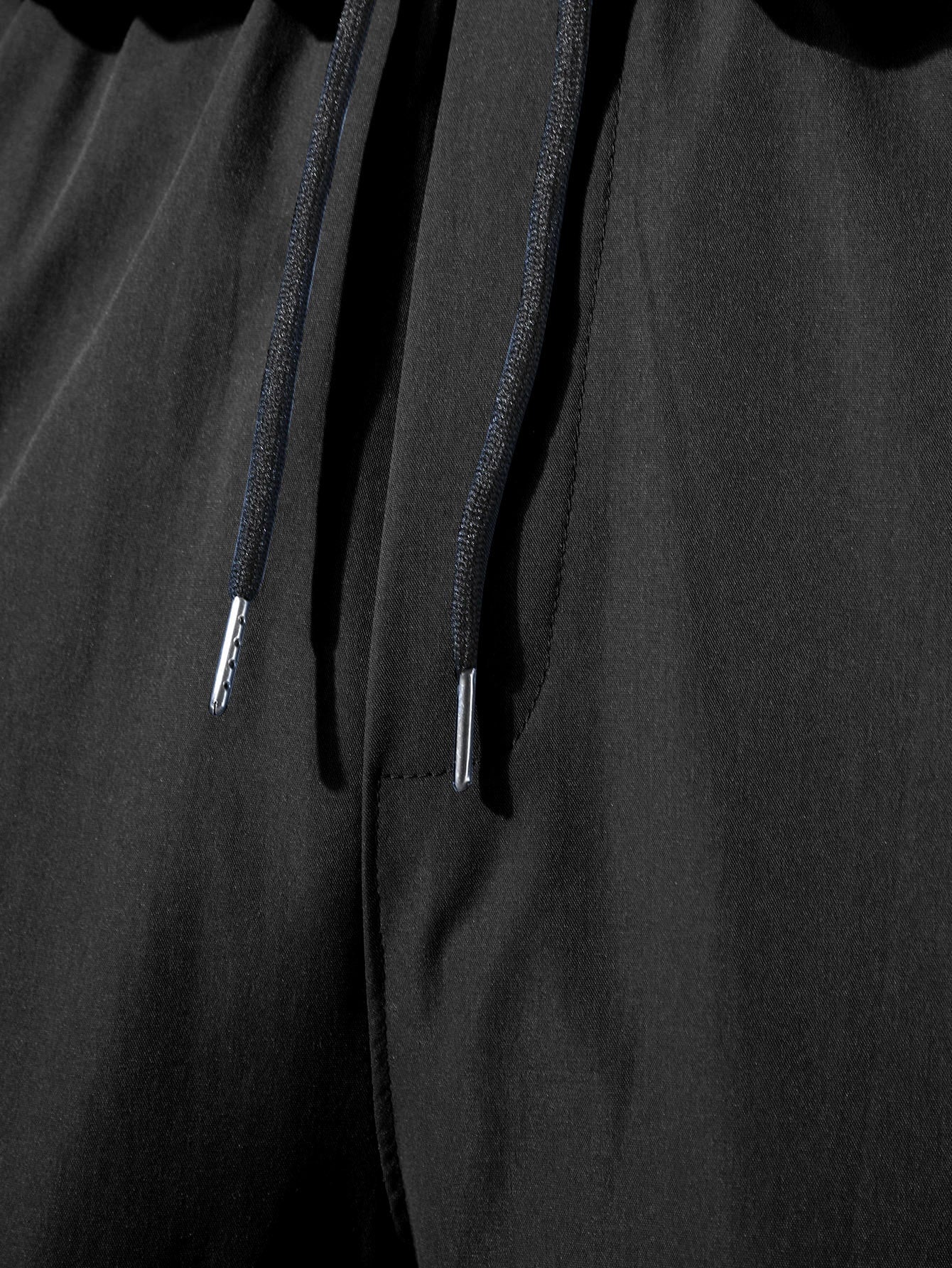 Manfinity Ezcore Men Flap Pocket Side Drawstring Waist Cargo Pants, Fall