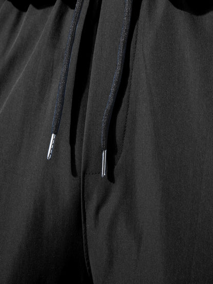 Manfinity Ezcore Men Flap Pocket Side Drawstring Waist Cargo Pants, Fall