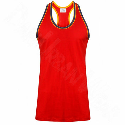 Men’S Sleeveless Muscle Vest Racer Back Gym Tank Top Summer Holiday Big Size 5XL